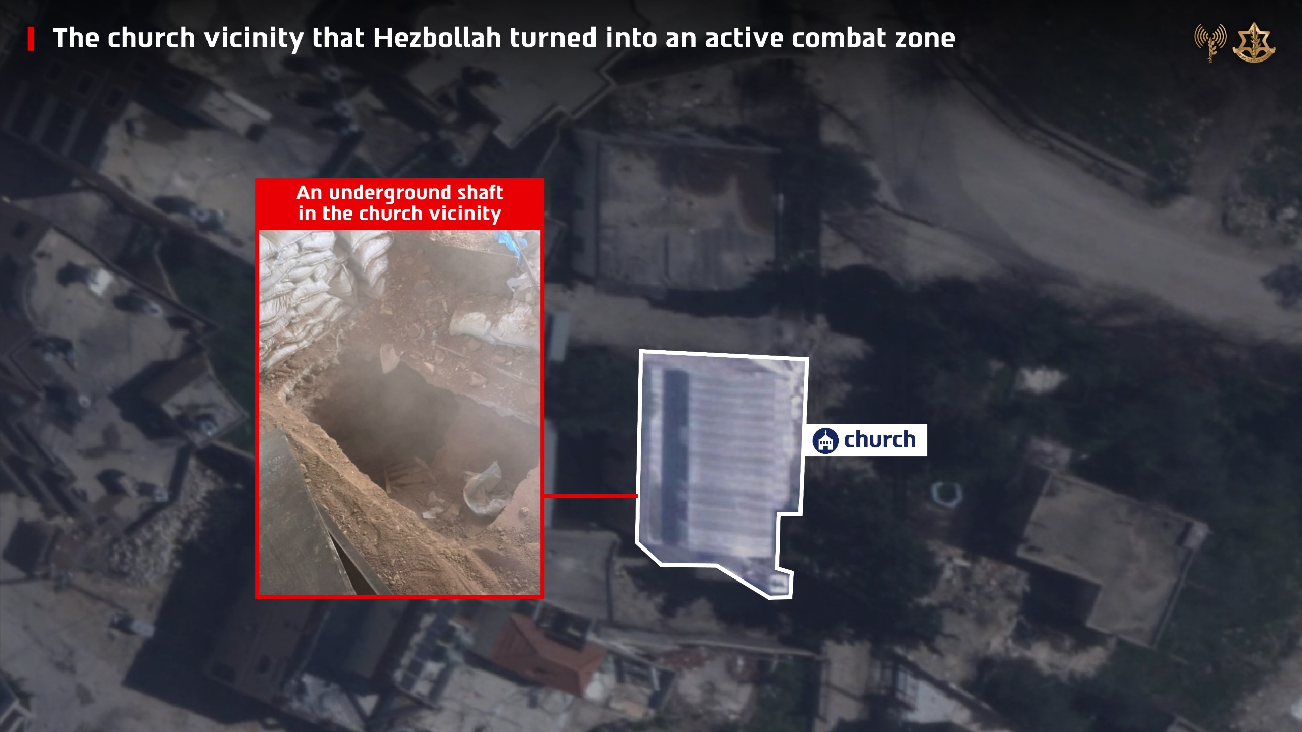 The tunnel in the church