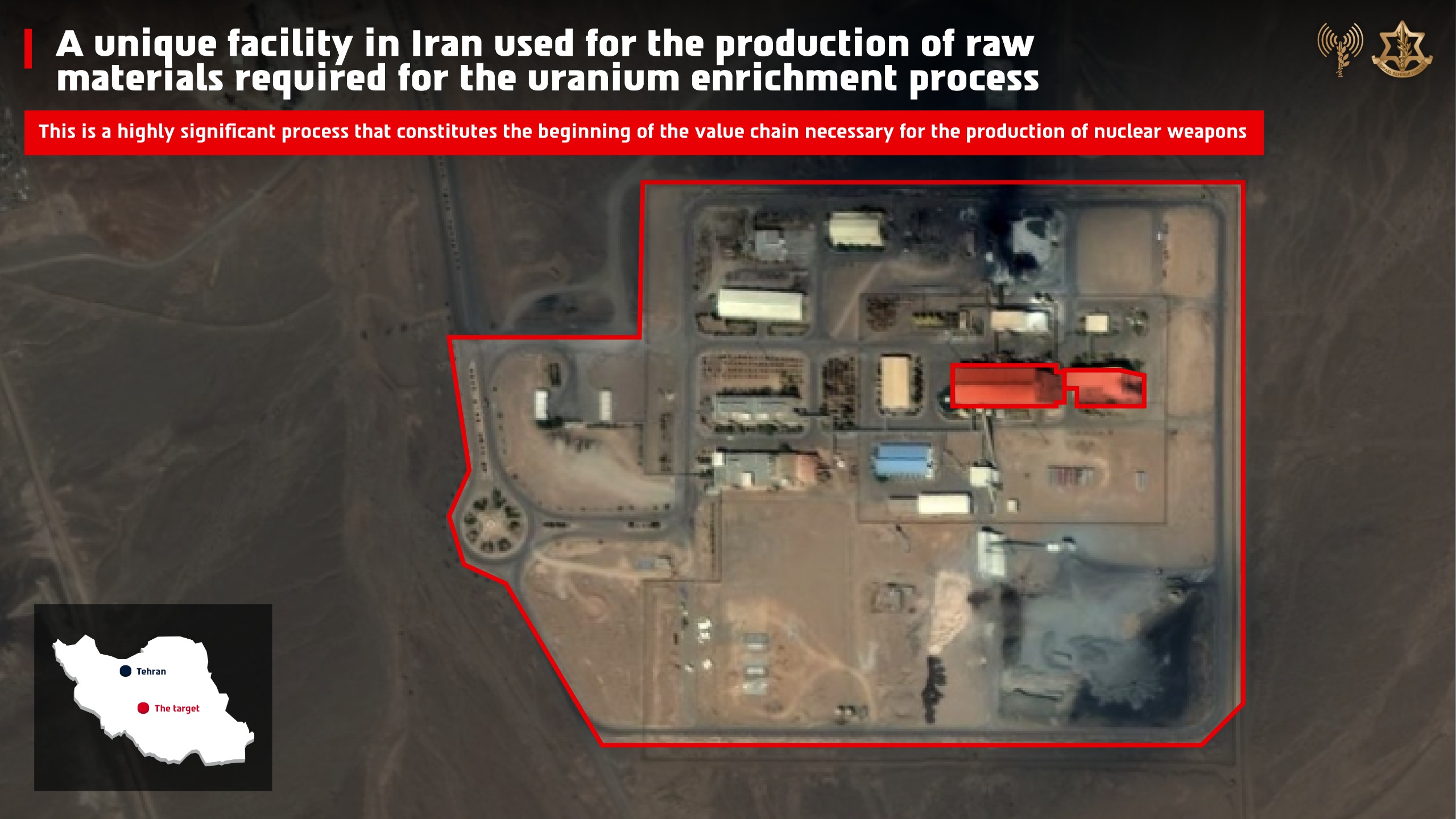 Strike on Yazd uranium plant in Iran