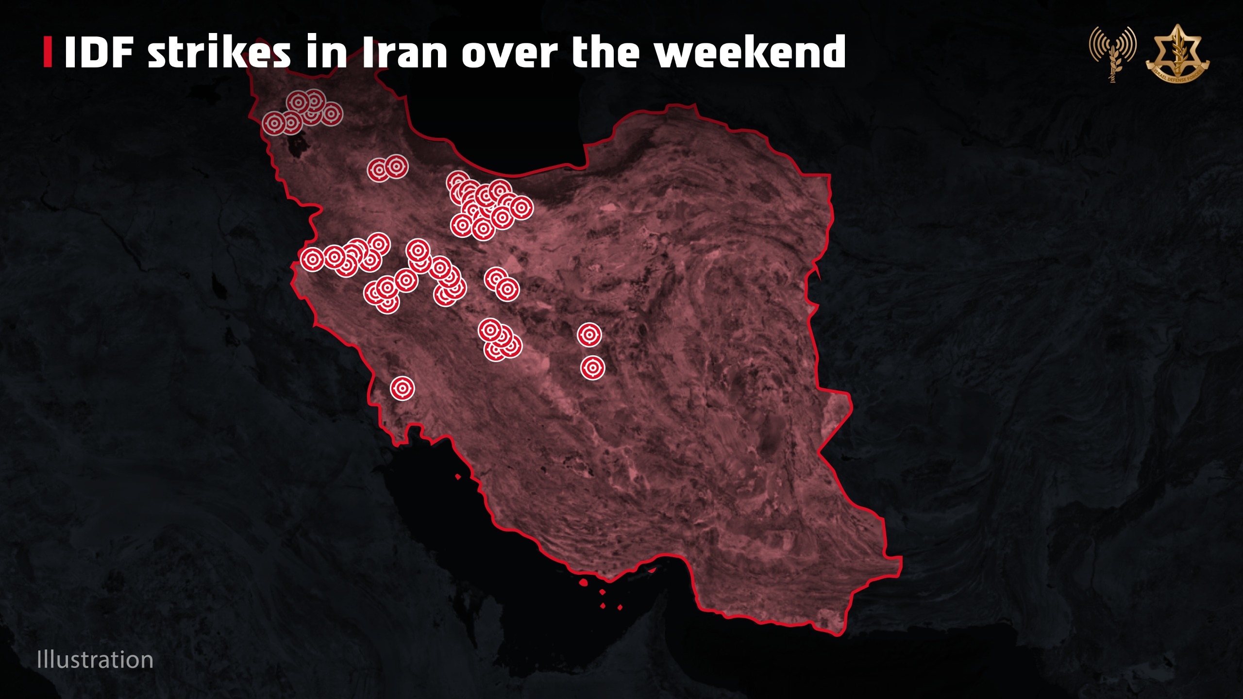 IDF strikes in Iran