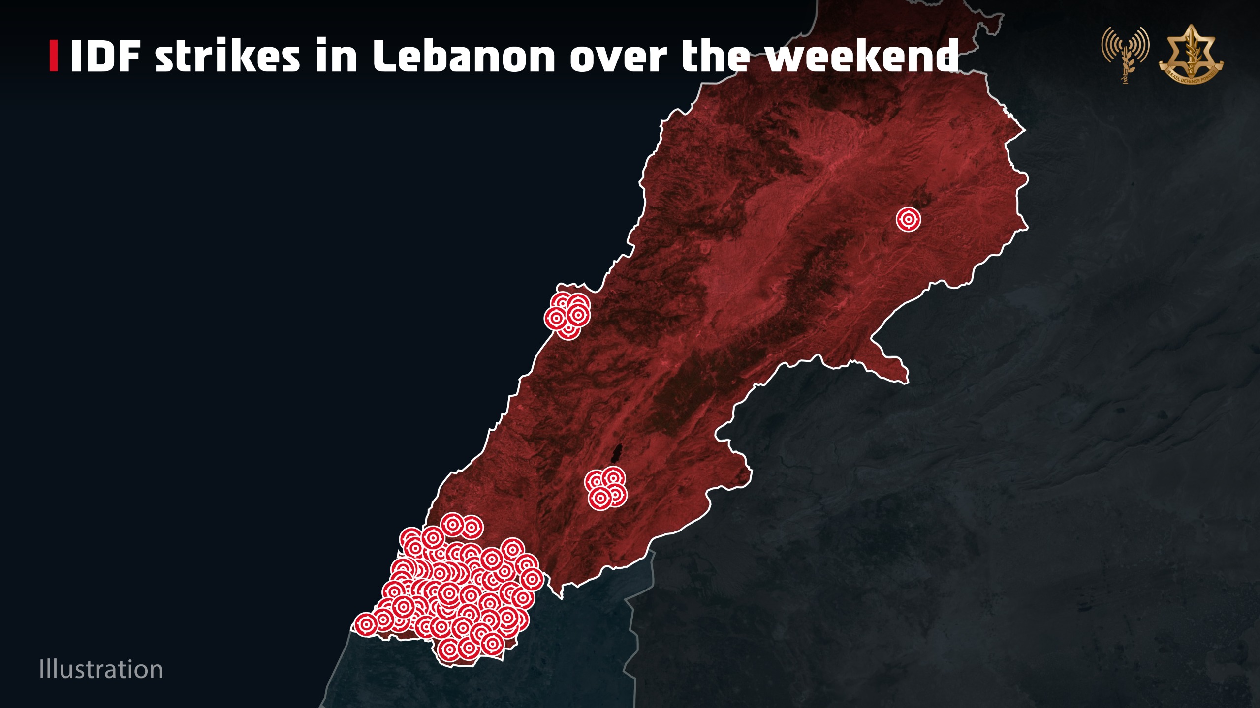 IDF strikes in Lebanon