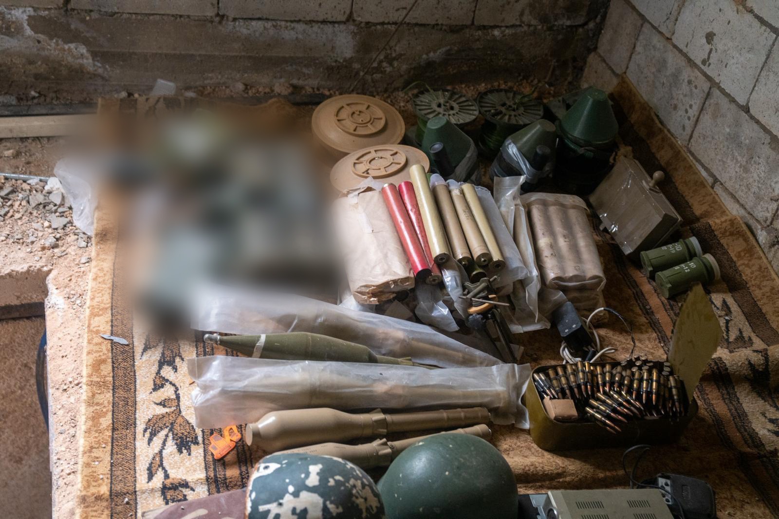 Some of the weapons located in Lebanon