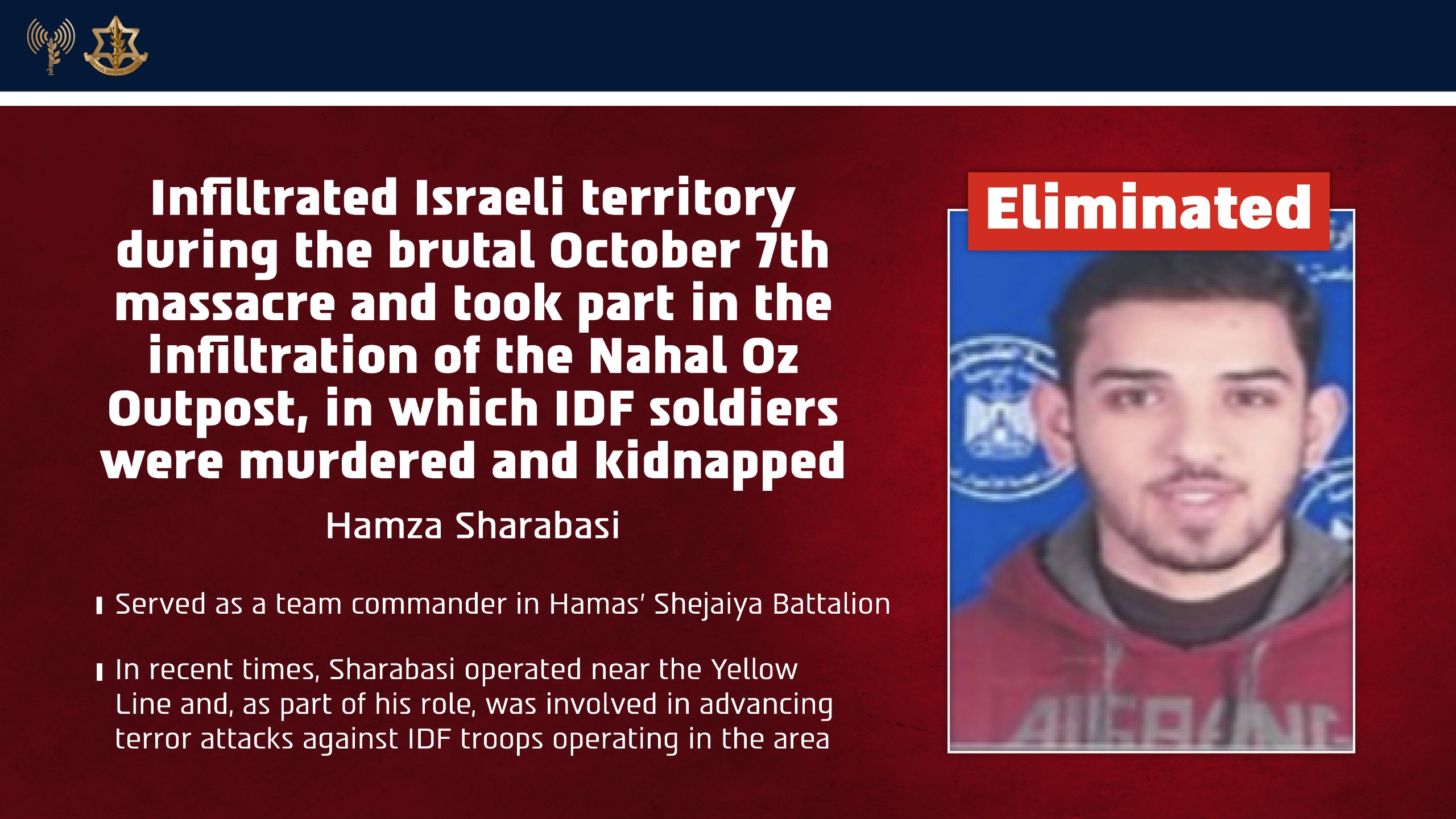 The terrorist who was eliminated