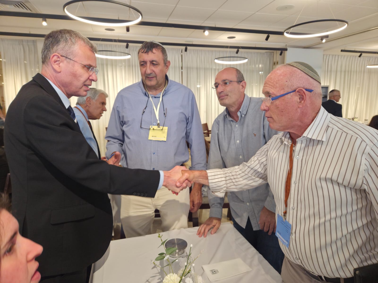 The meeting with Minister Levin