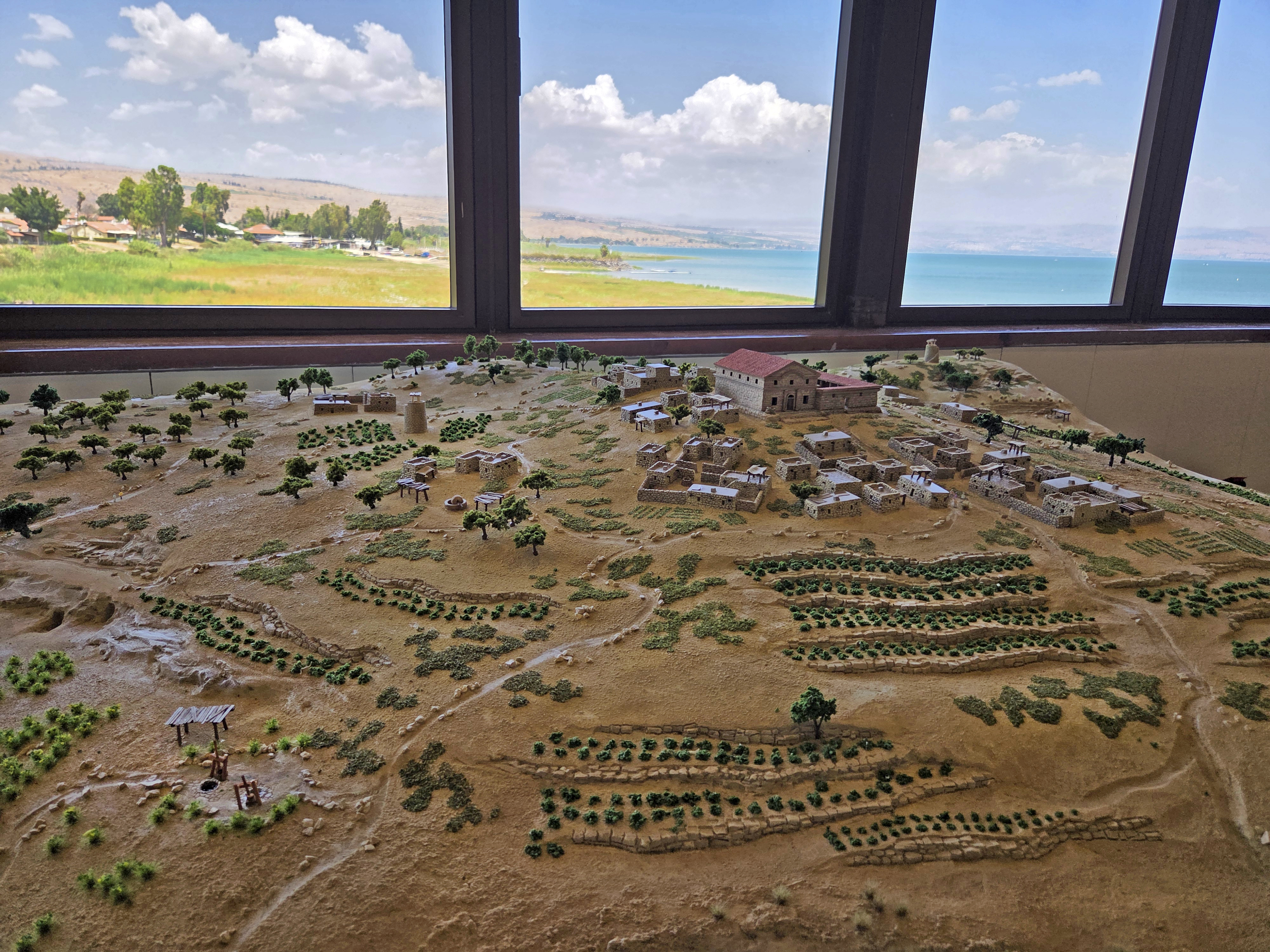Secrets of Huqoq exhibition at the Yigal Allon Center