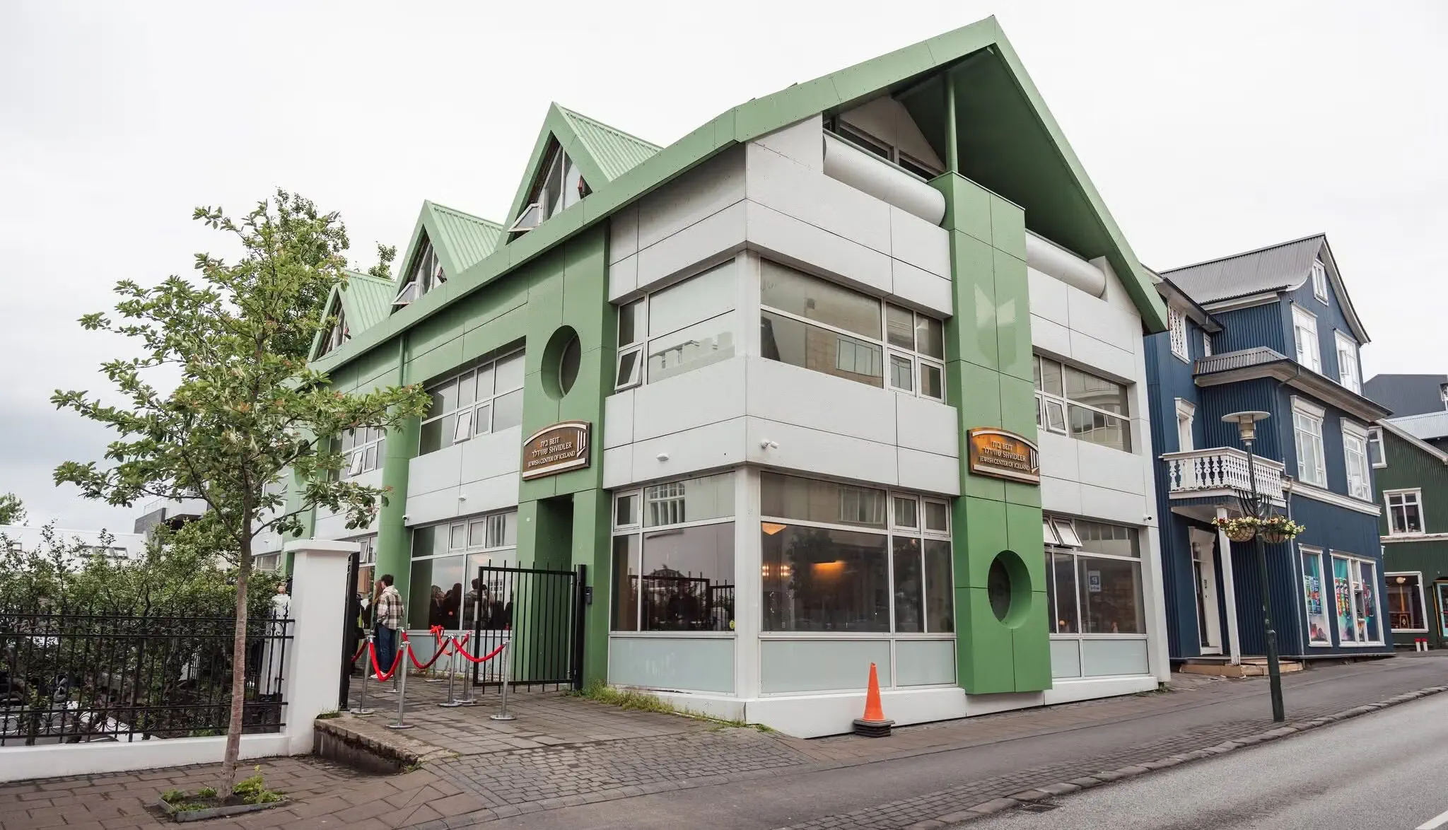 A 9,000-square-foot Chabad center has opened in a former nightclub in downtown Reykjavik, Iceland. (Courtesy Beit Shvidler Jewish Center of Iceland)