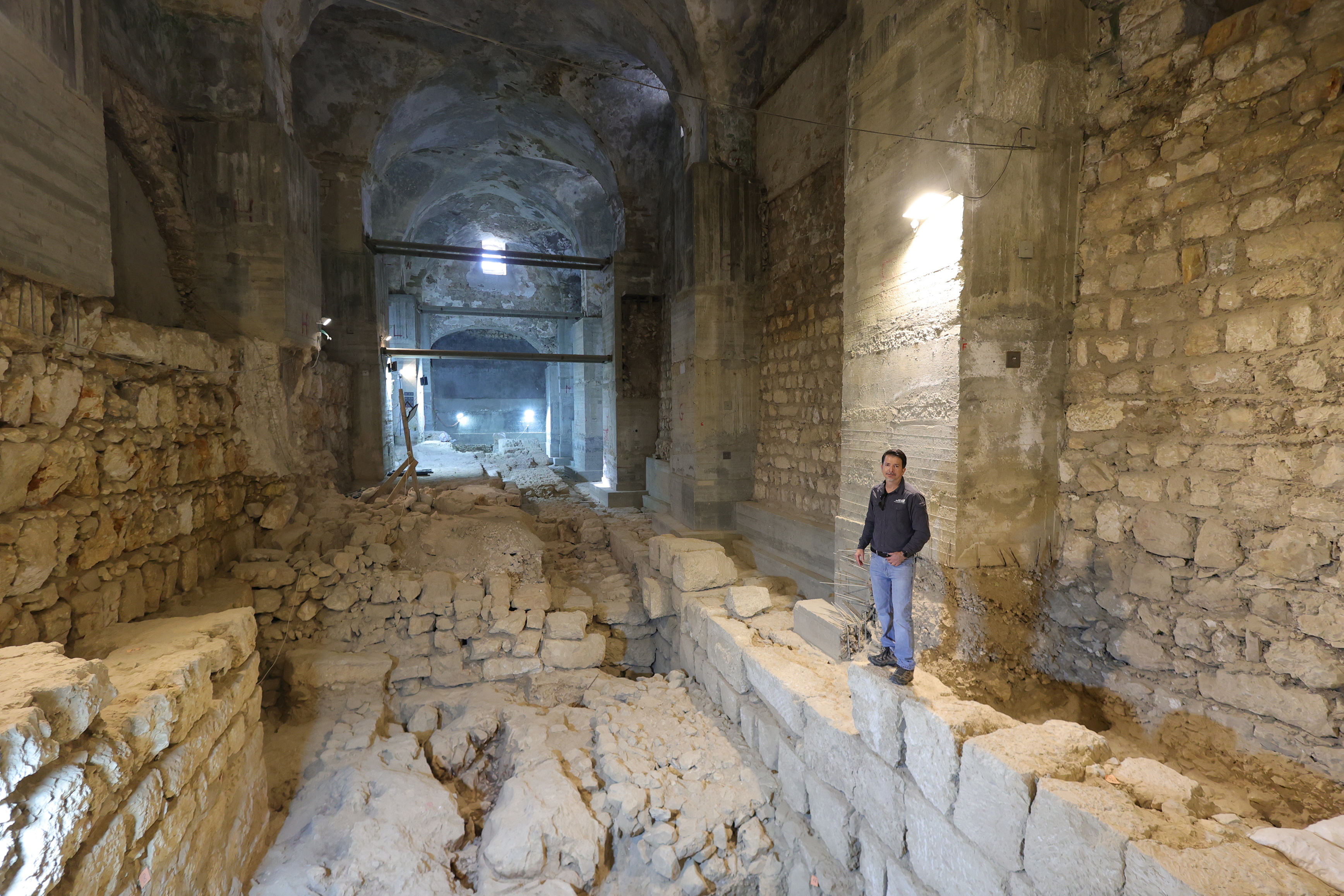 Excavation area in the Kishle Compound.