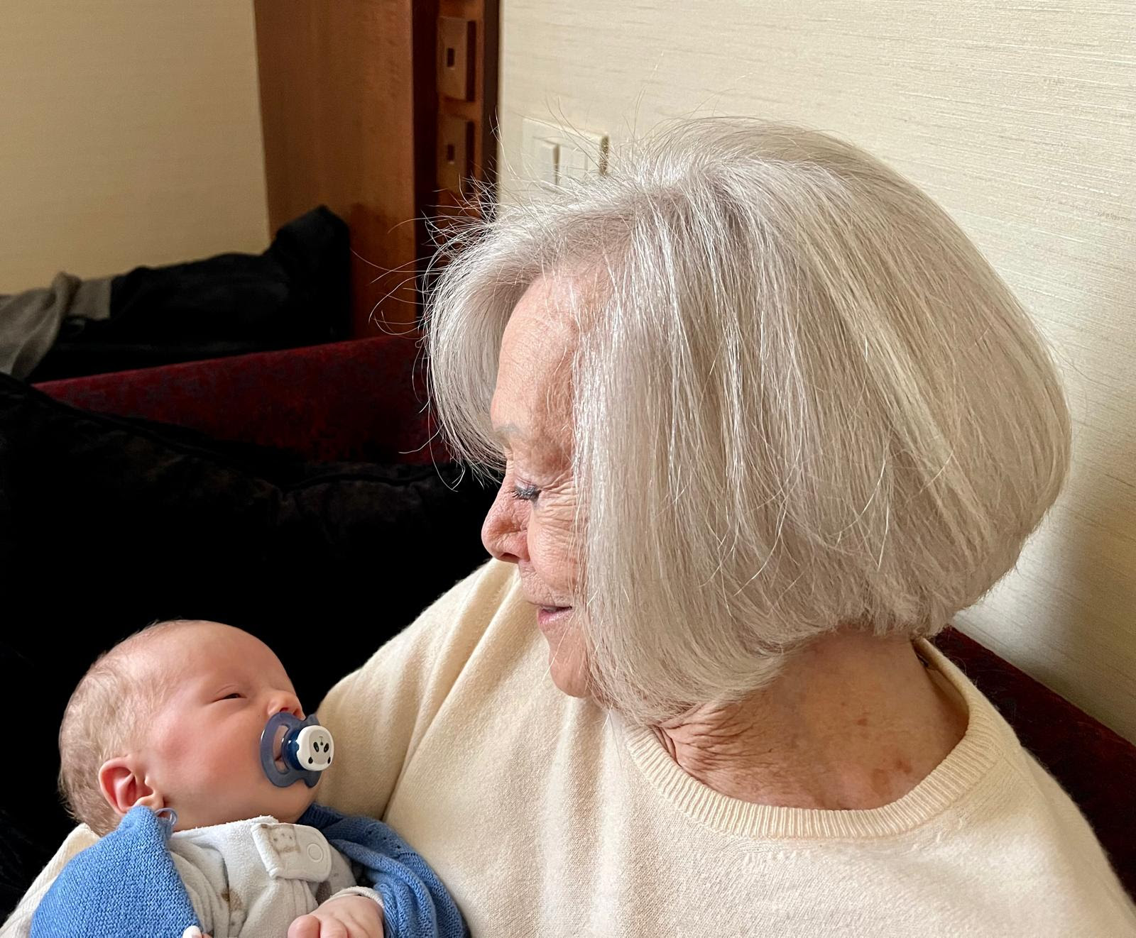 Frances Belzberg and a great grandchild