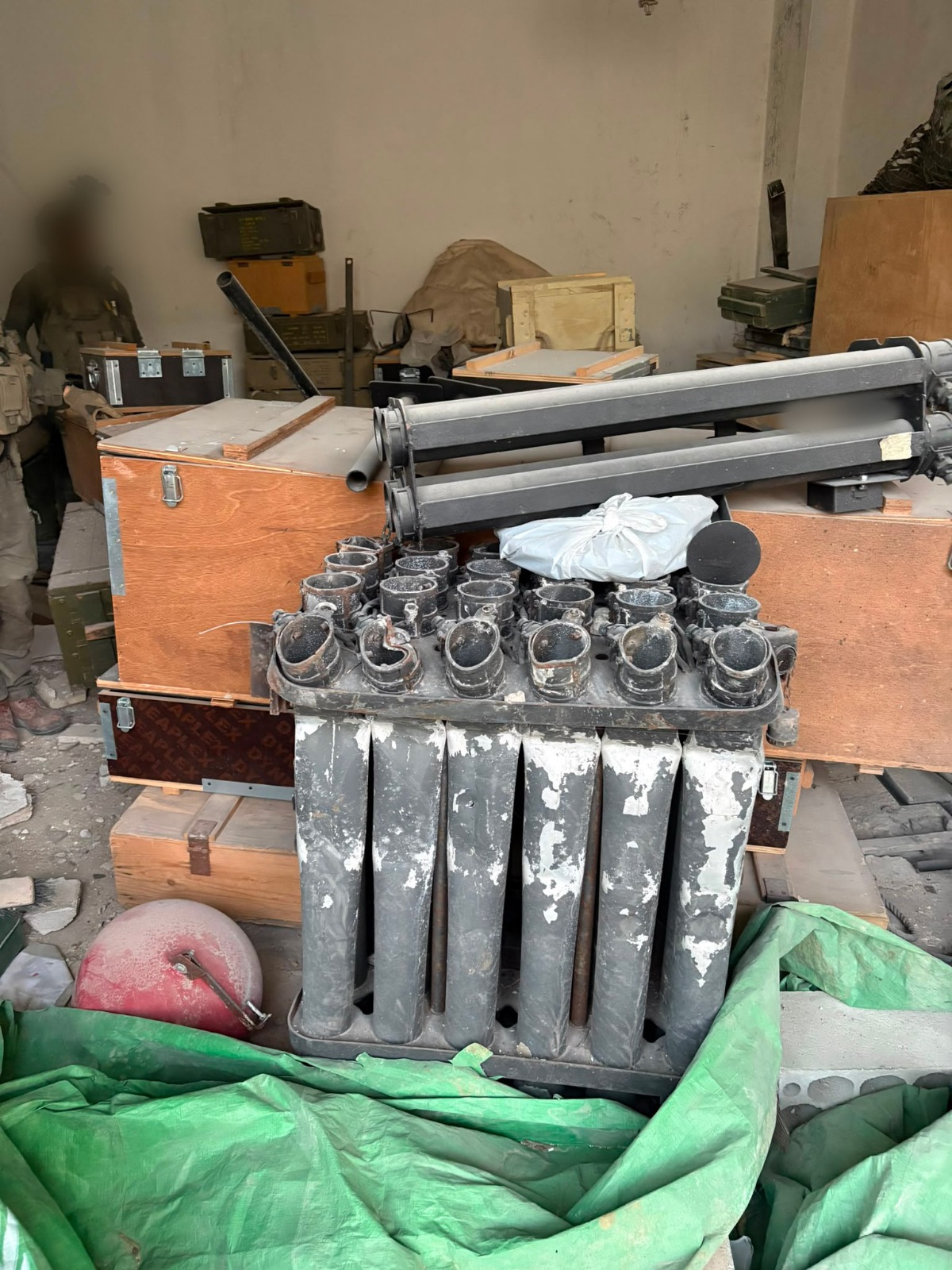 Weapons found by the IDF in southern Lebanon