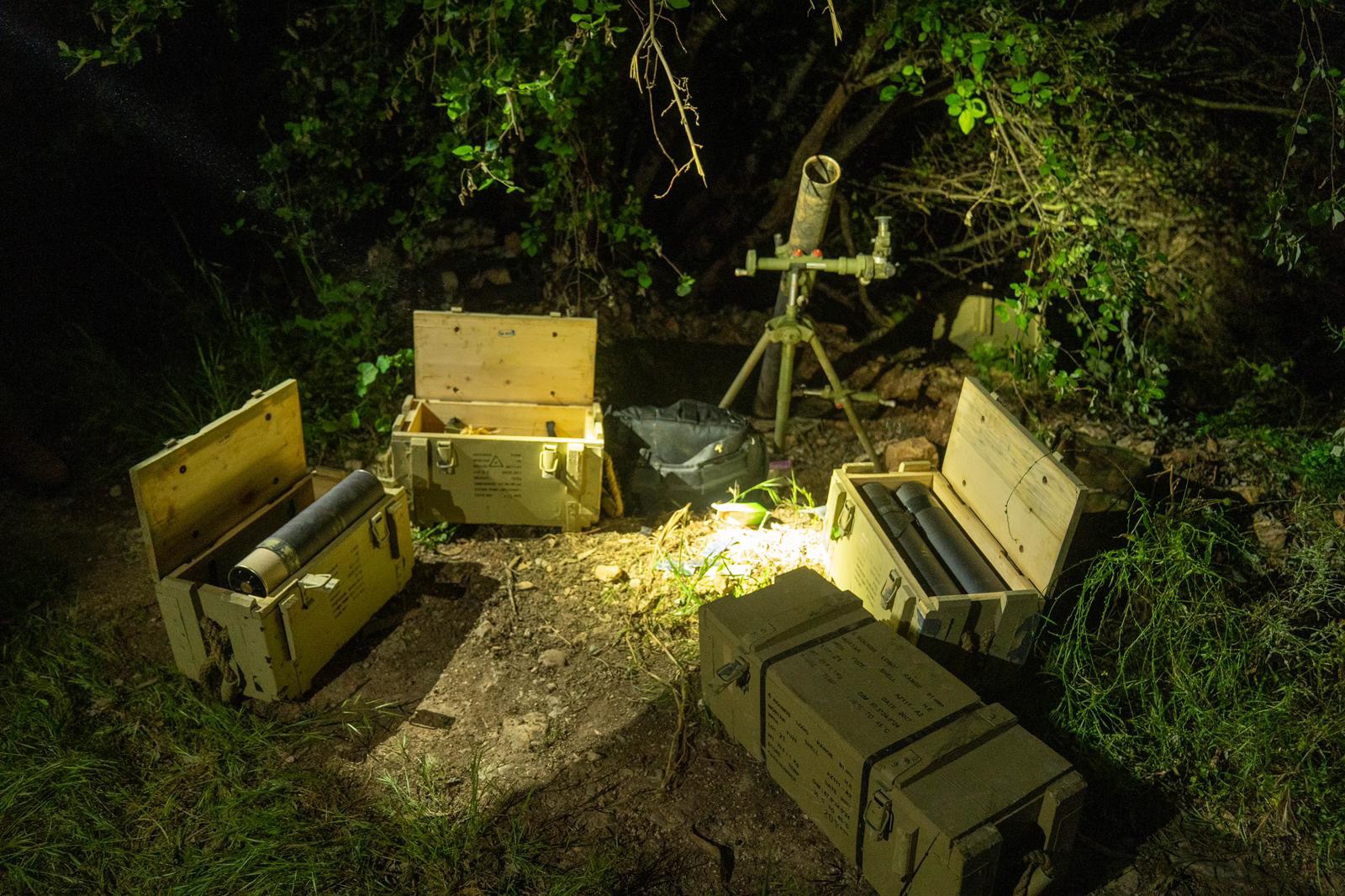 Weapons located in southern Lebanon