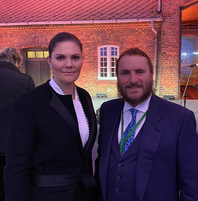 Rabbi Boteach and Swedish crown princess