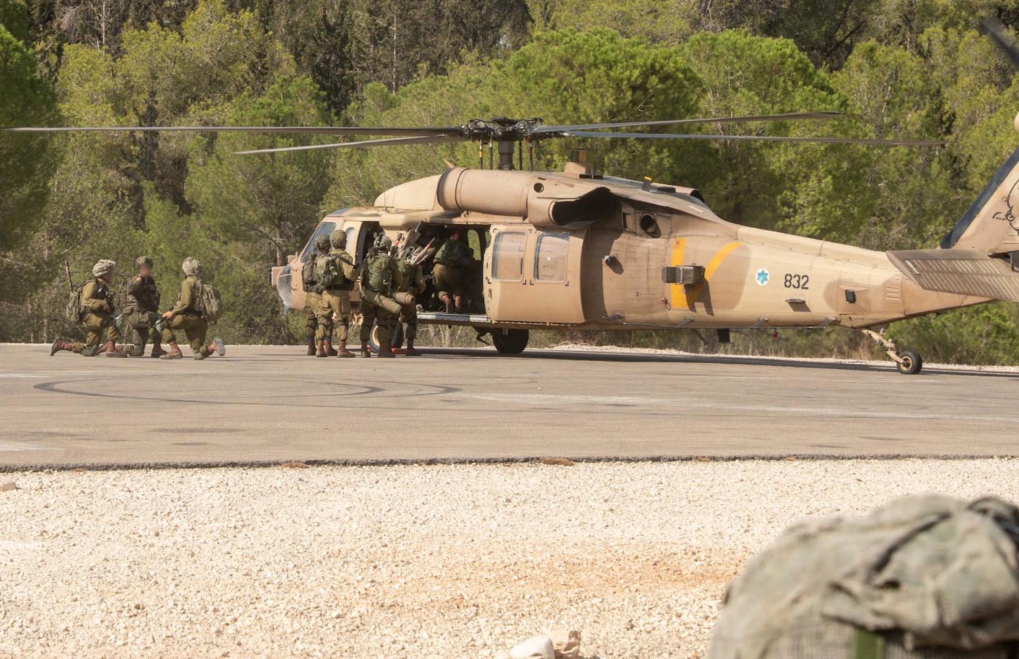 During the IDF's surprise drill