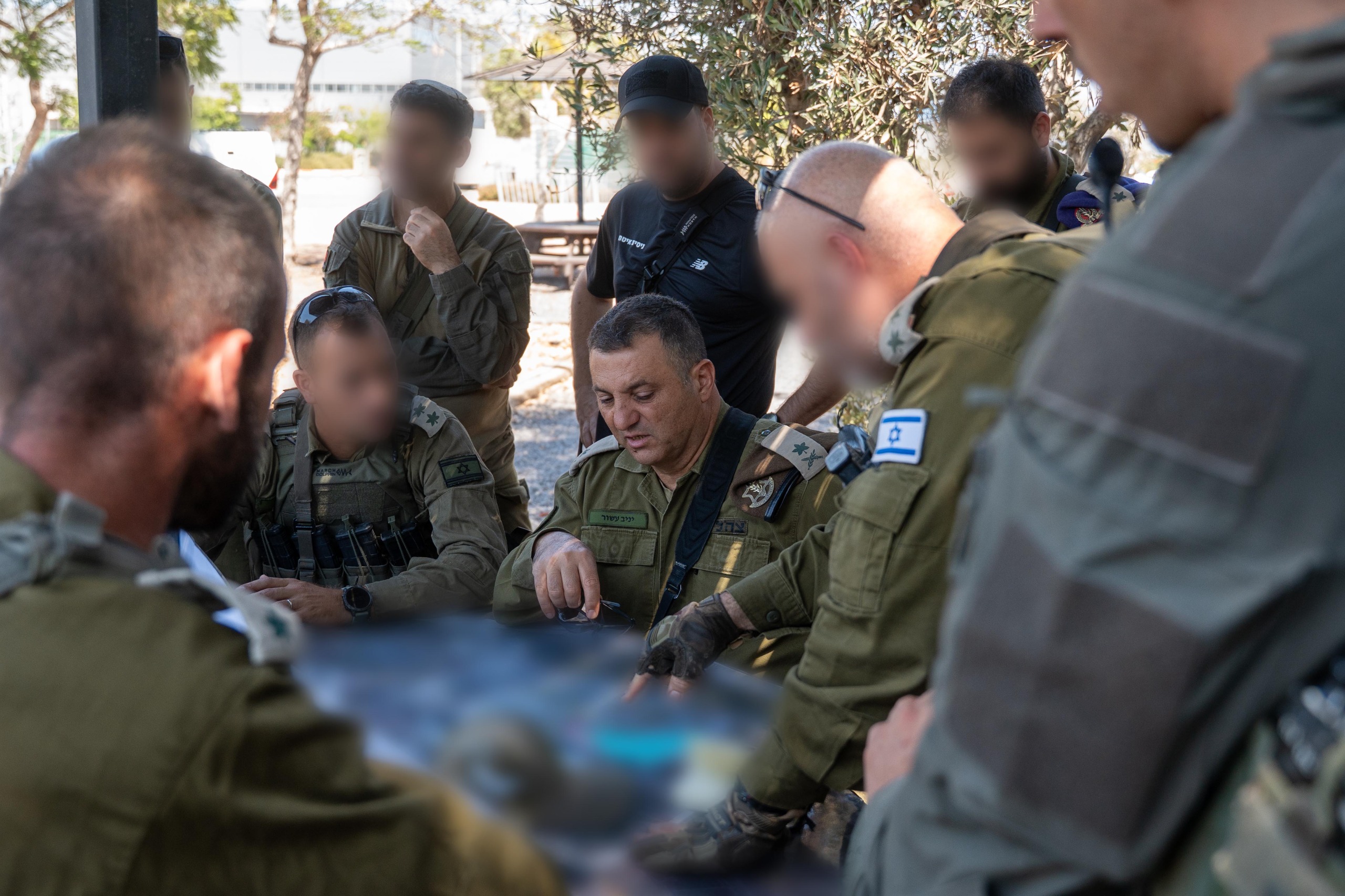 During the IDF's surprise drill