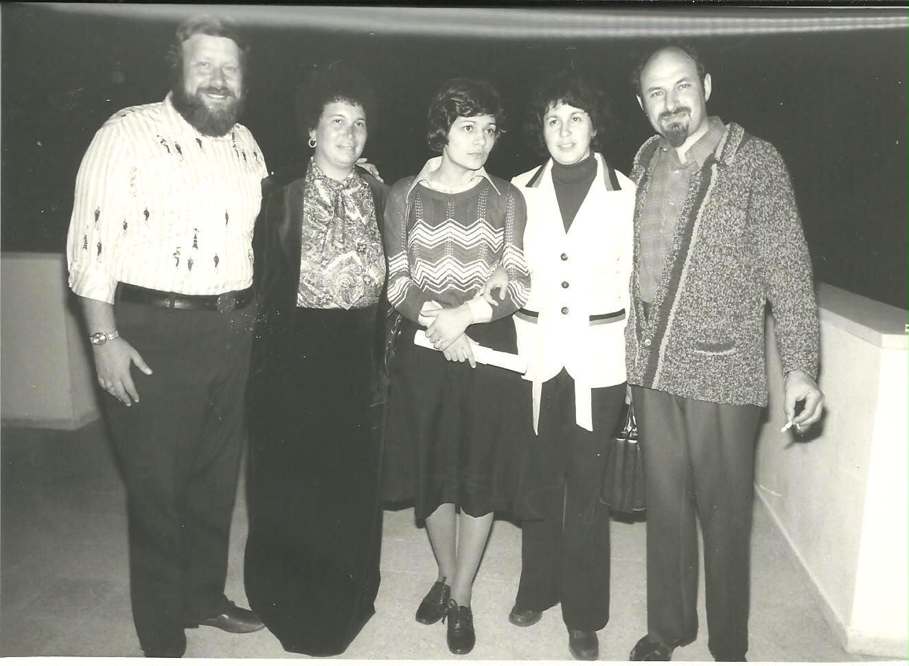 Enid & Stuart Wurtman, Avital Scharansky, Dina & Josef Beilin