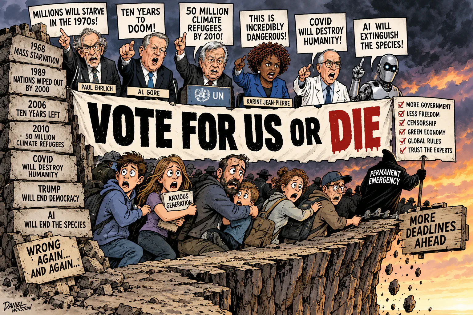 Vote for us or die
