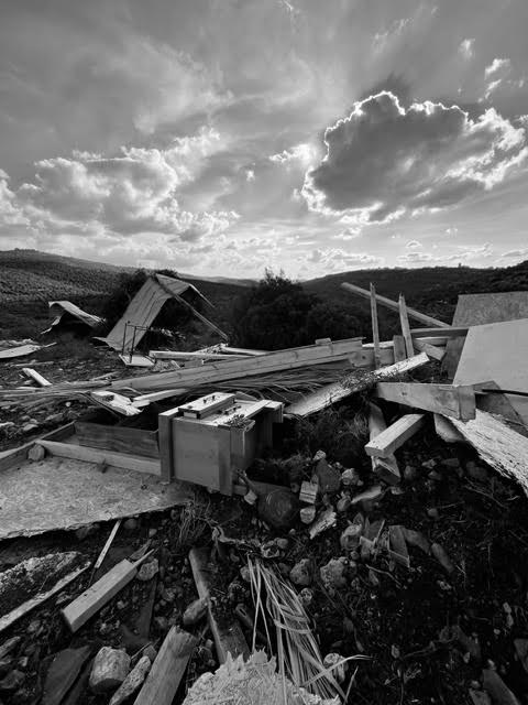 Hilltop destruction