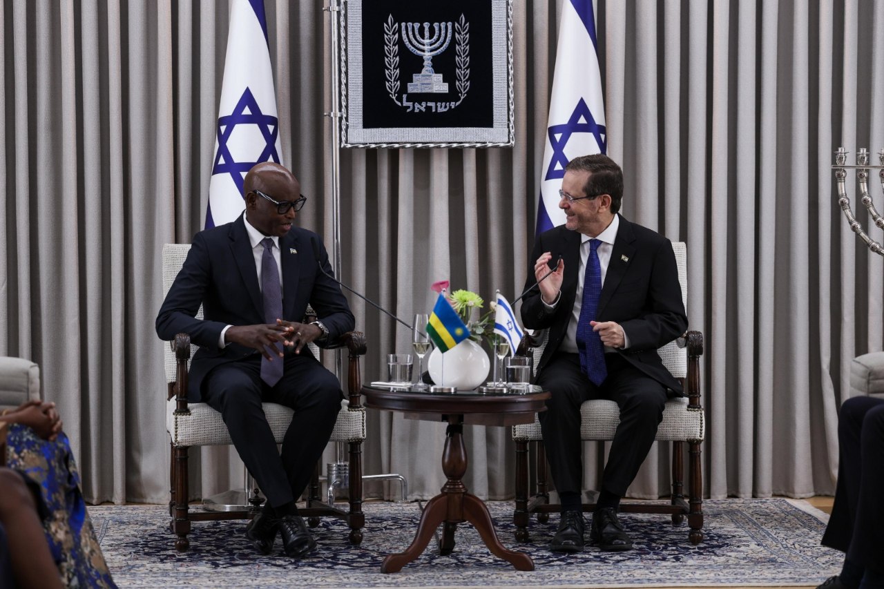 President Herzog and Rwanda's new ambassador
