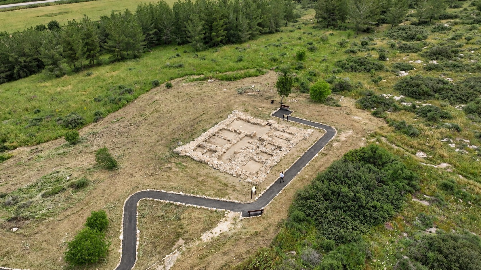 Gal’on Fortress following site development and preparation for visitors.
