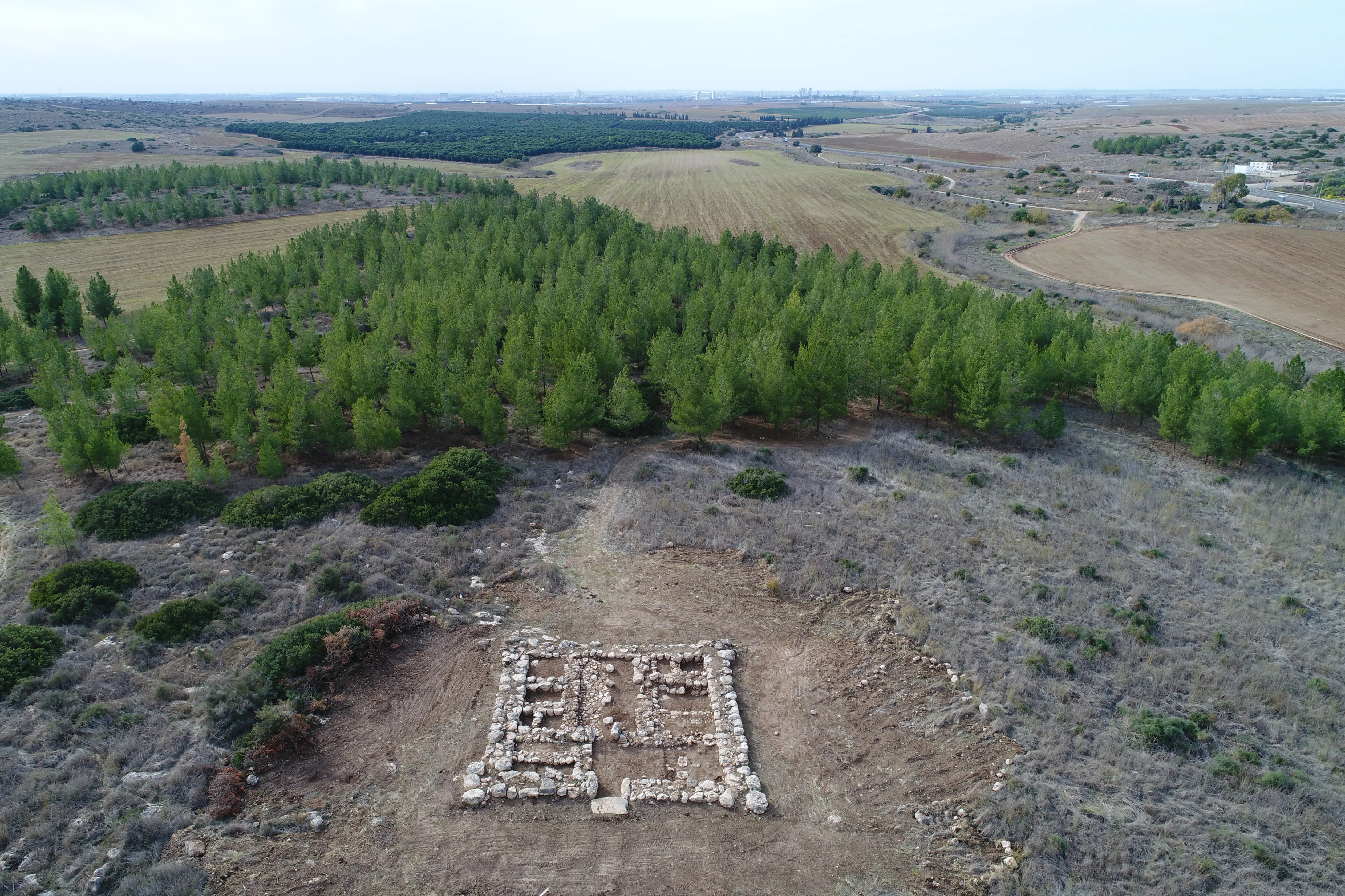 The fortress at the conclusion of the excavation - a reminder of the time of the biblical Judges.