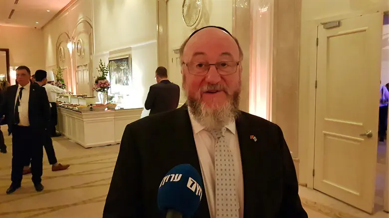 UK Chief Rabbi: 'Recognition of Palestine only encourages Hamas to reject deal'