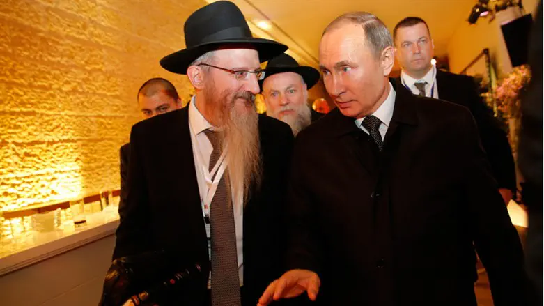 Putin's message to Russian Jews for Passover