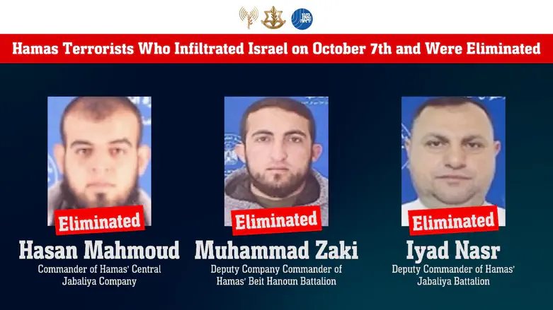 Izraelske sile eliminirale namestnika poveljnika bataljona Jabaliya in druge Hamasove poveljnike