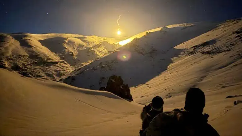 Troops march through snowy Hermon to prevent Hezbollah foothold