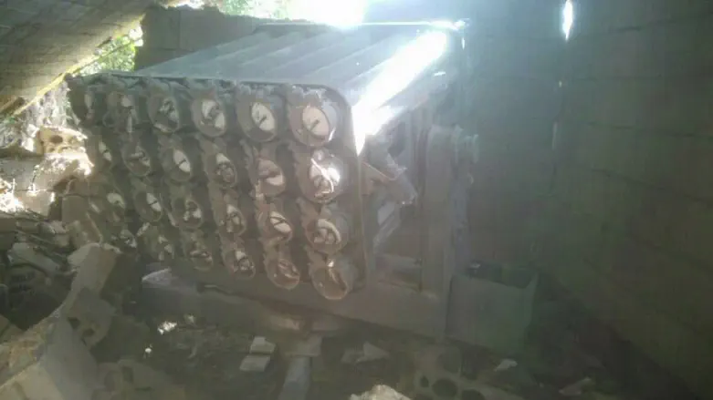 Watch: Rocket launcher aimed at Israel destroyed
