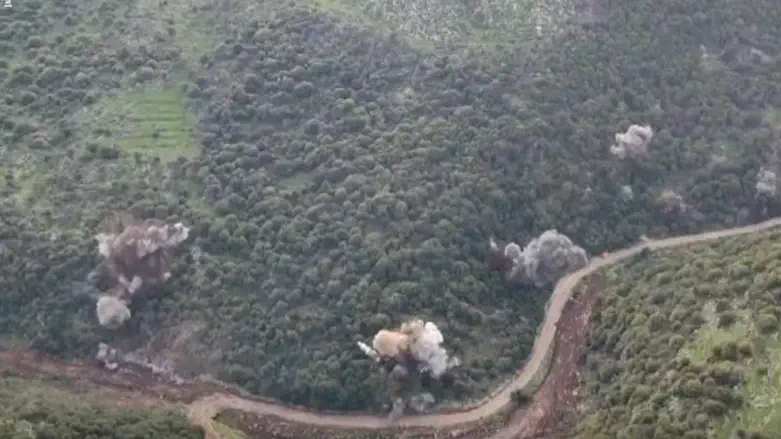 Watch: IDF destroys Hezbollah outposts in southern Lebanon