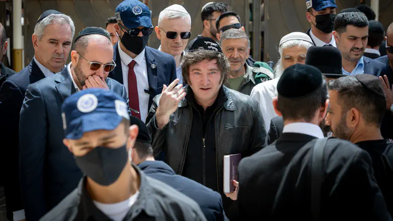 Milei’s vision of freedom and faith in the heart of Jerusalem: “A paradise on Earth