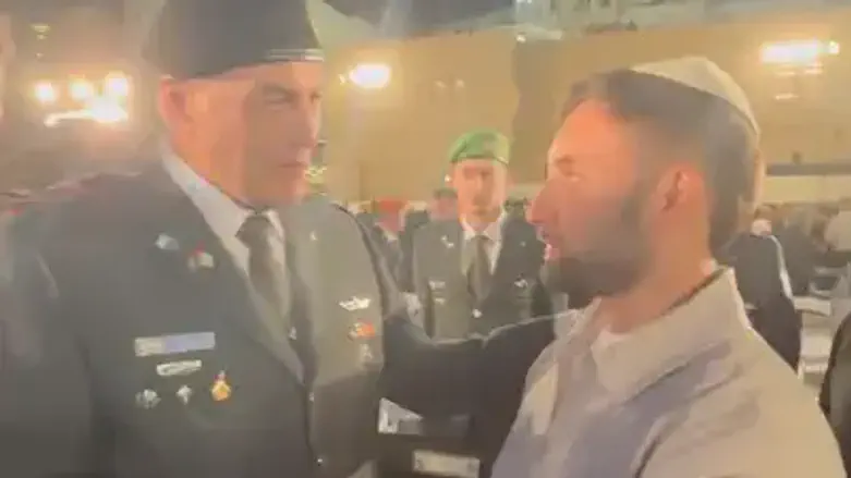 'Thrilled to see you here': IDF chief Staff Eyal Zamir meets former hostage Matan Angrest