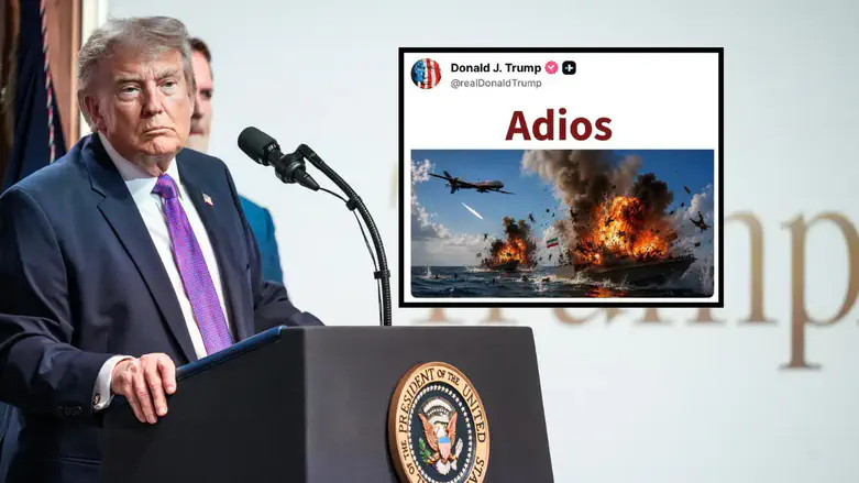 'Adios': Trump's puzzling post