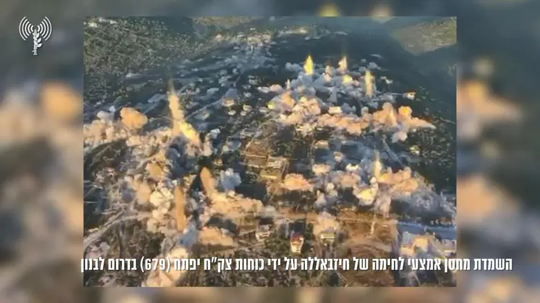 IDF destroys over 20 terror sites in southern Lebanon using 6 tons of explosives