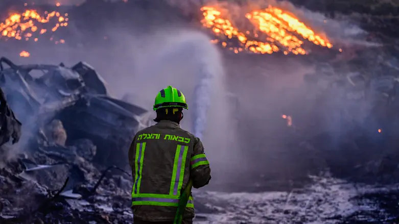 Massive fires in western Binyamin: Council refutes Arabs’ accusations