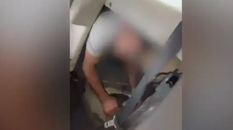 Watch: Infiltrator found hiding in secret compartment in trunk