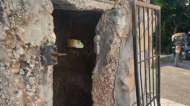 'Blood-boiling': Historic Irgun outpost in Safed vandalized