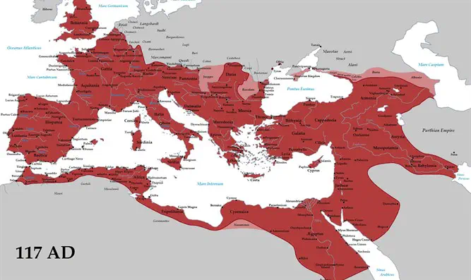 Map of the Roman Empire