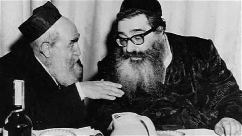 Rabbi Feinstein and Rabbi Hutner zts"l