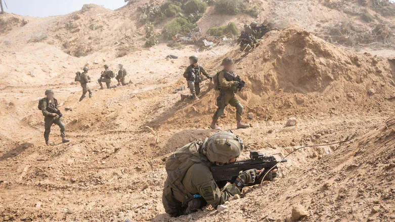 לוחמים בפעילות בעזה