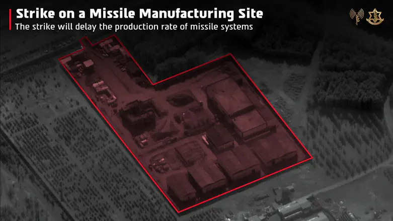 Missile production site struck in Iran