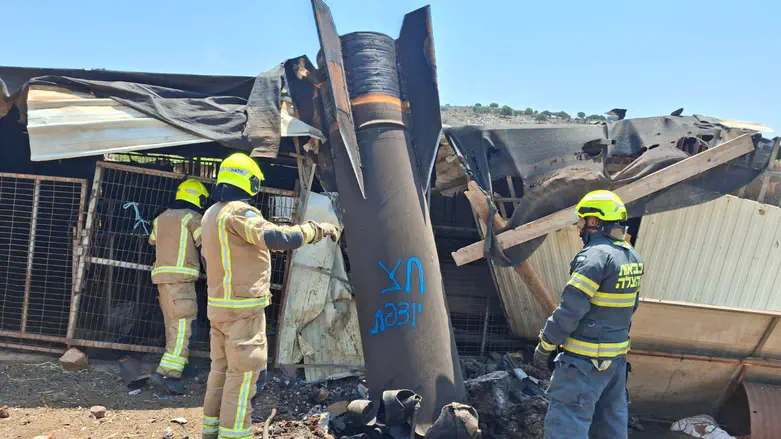 הטיל ששיגרו האיראנים