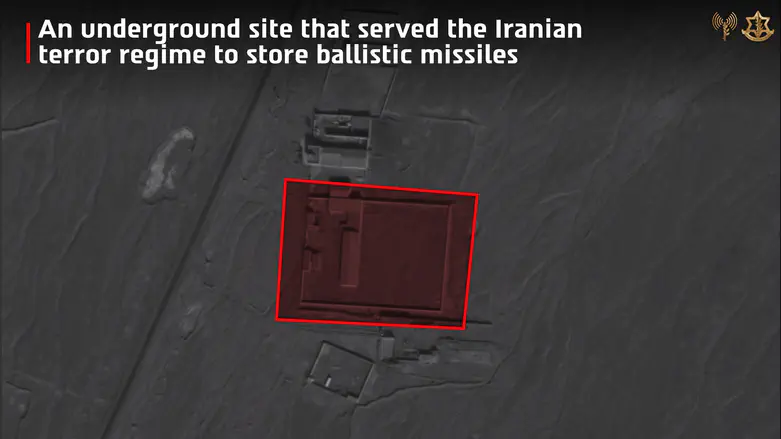 Underground ballistic missile storage in Iran