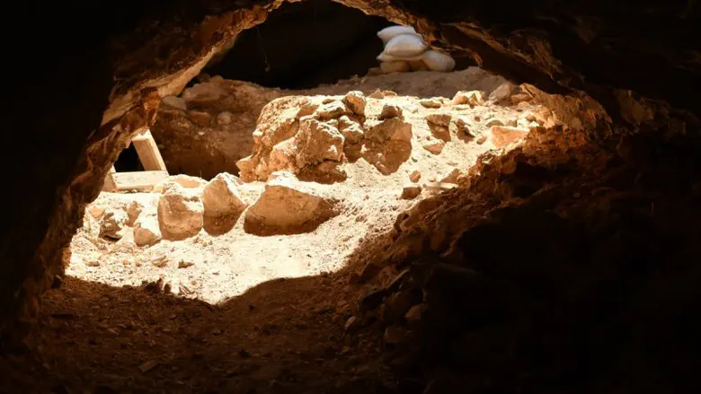 The newly-uncovered tunnel Yoli Schwartz Israel Antiquities Authority