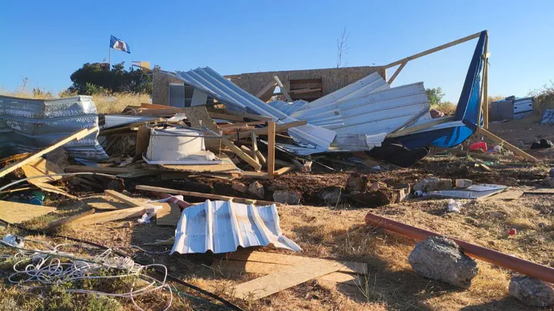 The destruction at Beit Anot 