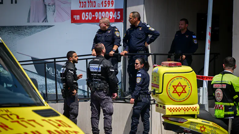 Scene of Arbel Feldman's murder