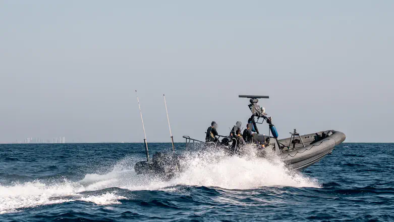 Shayetet-13 Morena during the exercise