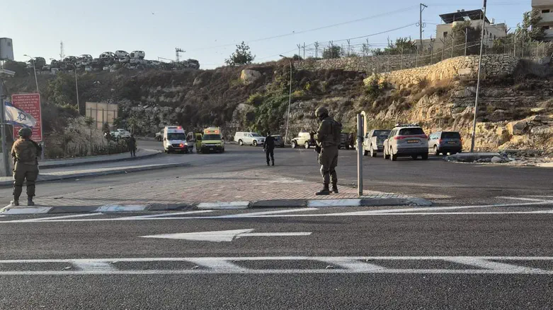 Scene of the attack near Judea Junction