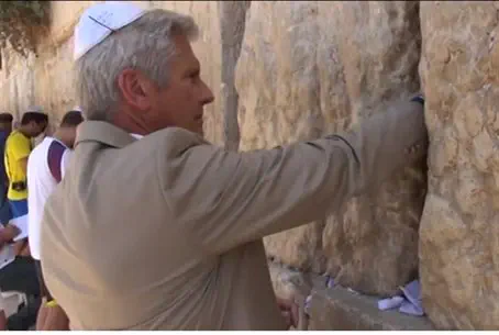 Bruce Blakeman at the Kotel