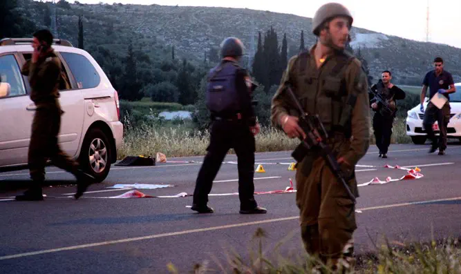 Scene of terror attack near Hevron