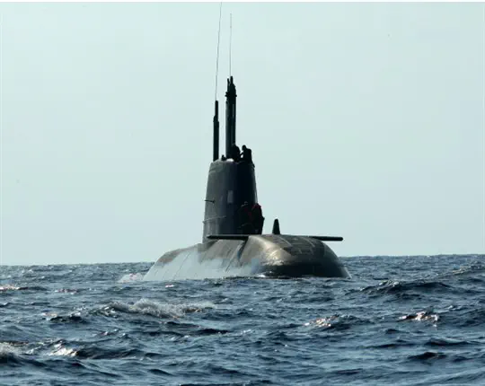 Israeli navy Dolphin-class submarine