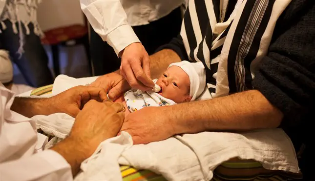 circumcision - photo: Yonatan Sindel/Flash90